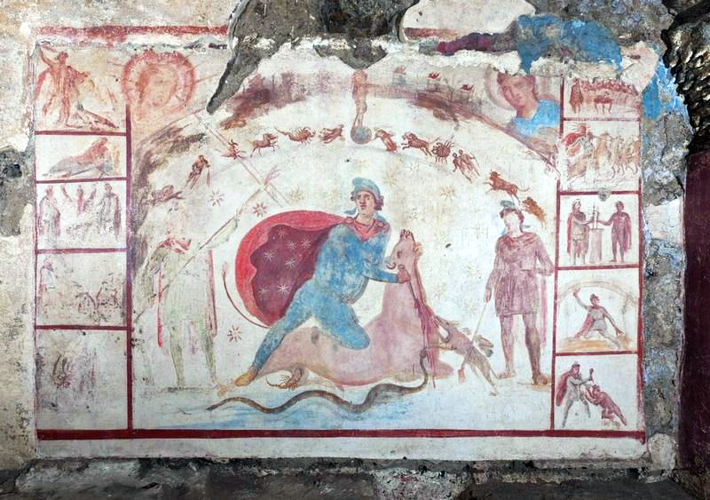 Fresco del Mitreo de Barberini