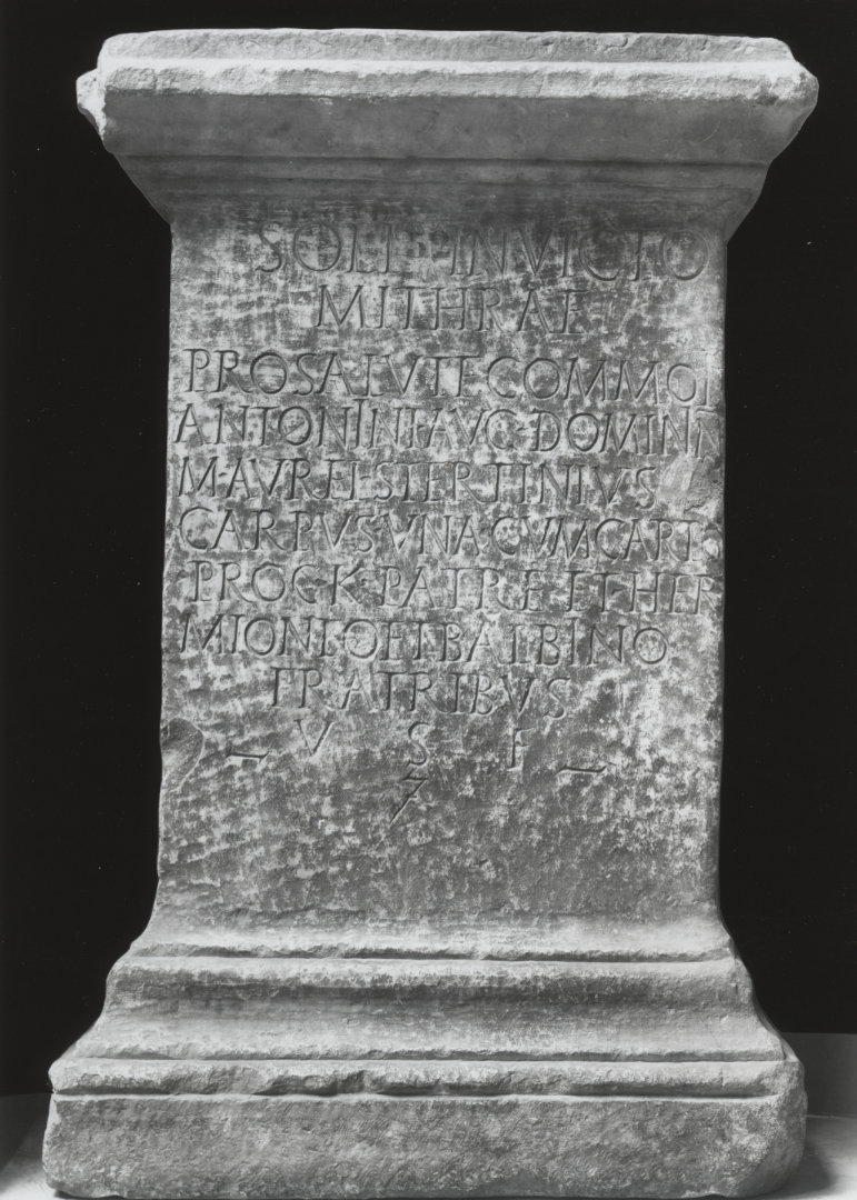 Votive Altar to Mithras