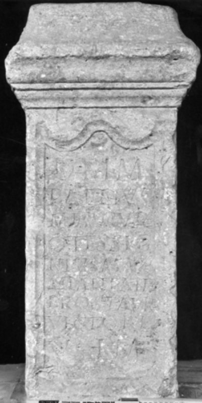 Altar of Aquileia to the brave god Mithras.