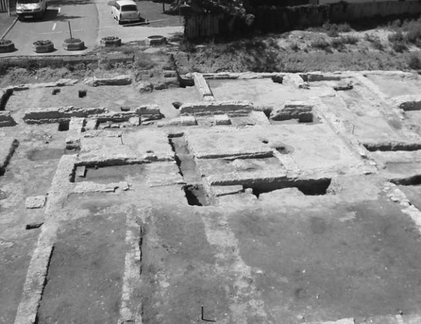 General view of the site of the Mithraeum of Hévíz