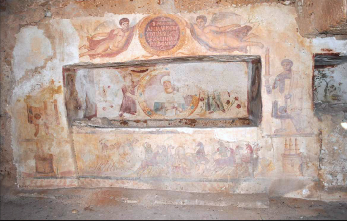 Tomb-niche of Aelia Arisuth.