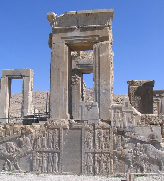 Persepolis, Palace of Darius, West Entrance.