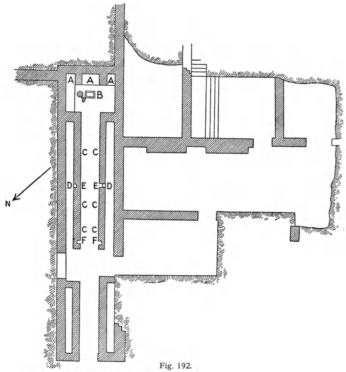 Plan of the Mithraeum of Spoleto