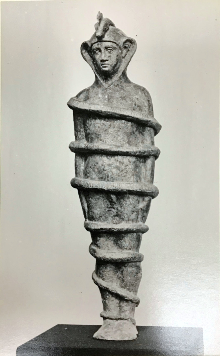 ARAS / Anderson. No. 23649. Human figure bound by a serpent nailed around his body.