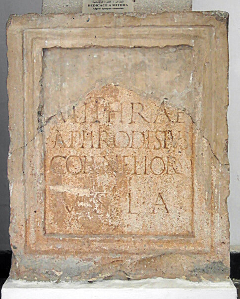 Inscription of Aphrodisius from Icosium