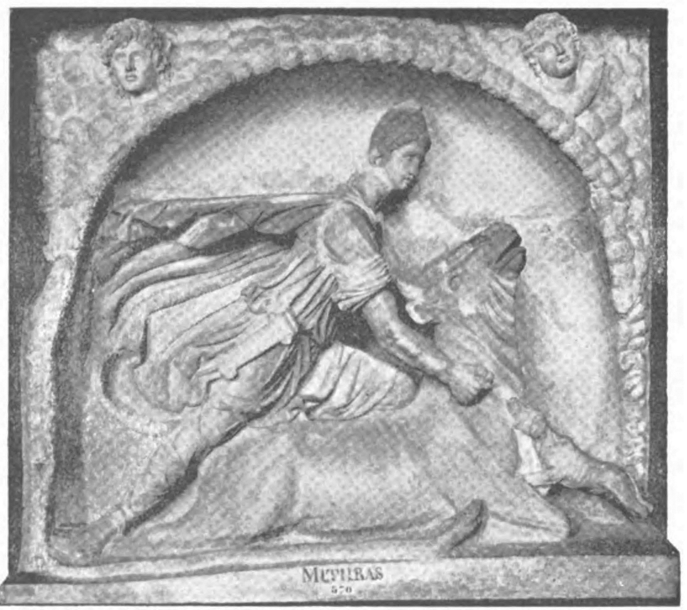 CIMRM Tauroctony relief from Villa Borghese.