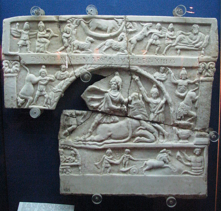 Tauroctony relief from Alba Iulia